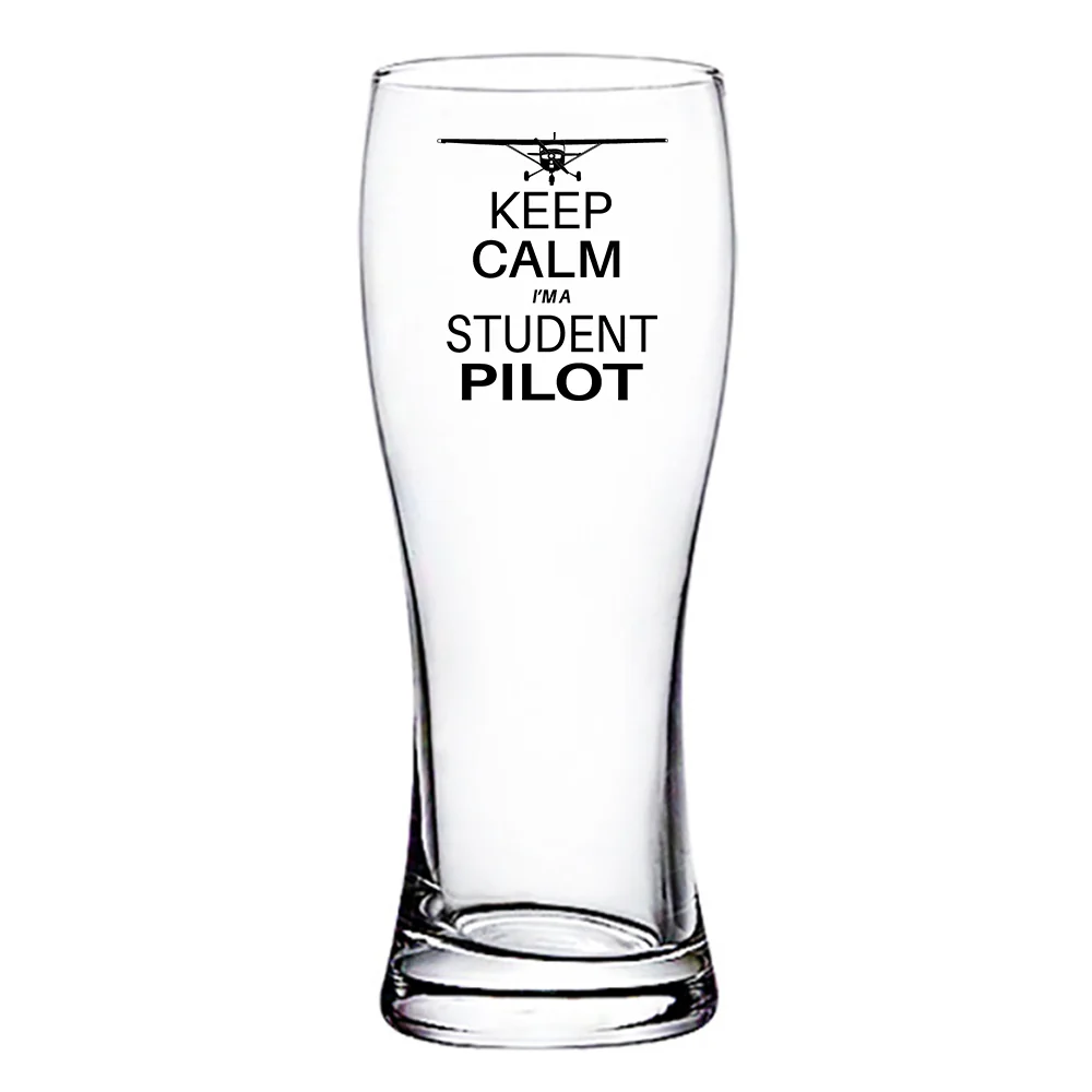Student Pilot Designed Pilsner Beer Glasses - Image 2