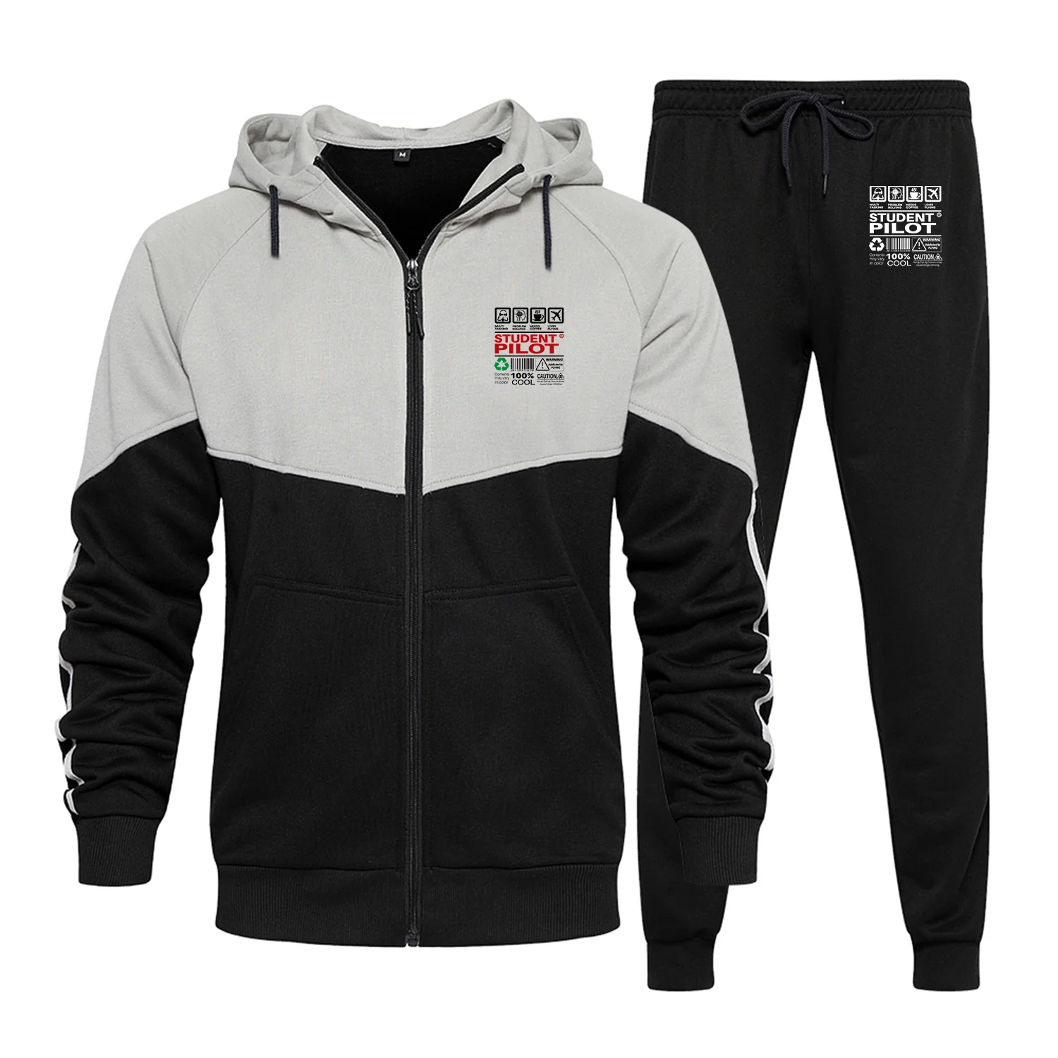 Student Pilot Label Designed Colourful Z. Hoodies & Sweatpants