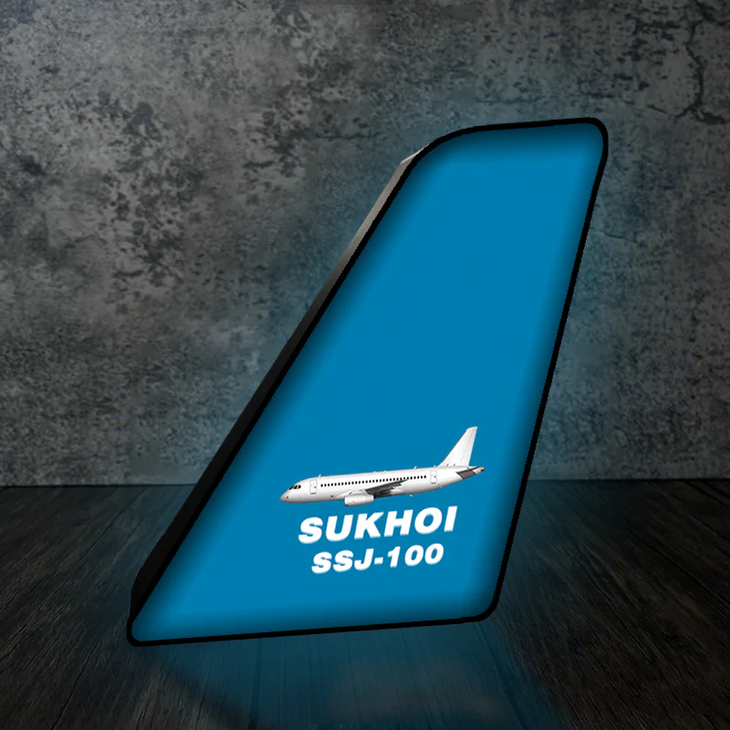 Sukhoi Superjet 100 Designed Led Aircraft Tail & 3D Lamp - Image 6