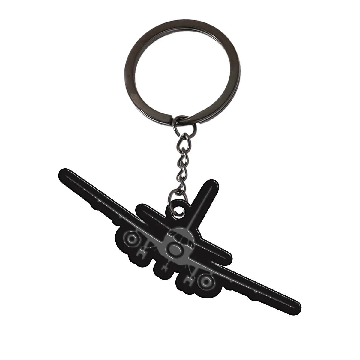 Sukhoi Superjet 100 Silhouette Designed Hollow Key Chains - Image 4