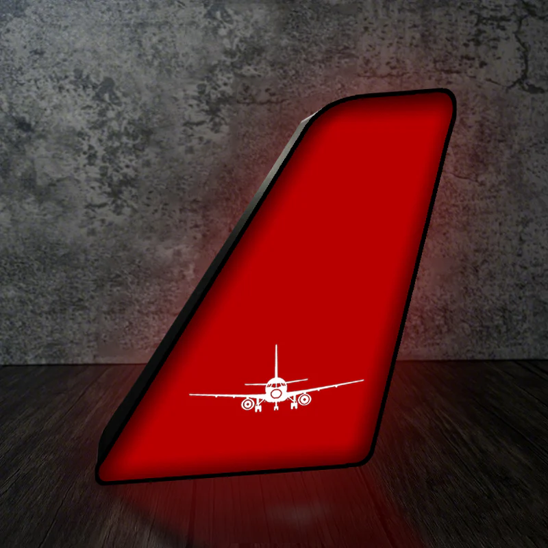 Sukhoi Superjet 100 Silhouette Designed Led Aircraft Tail & 3D Lamp - Image 4
