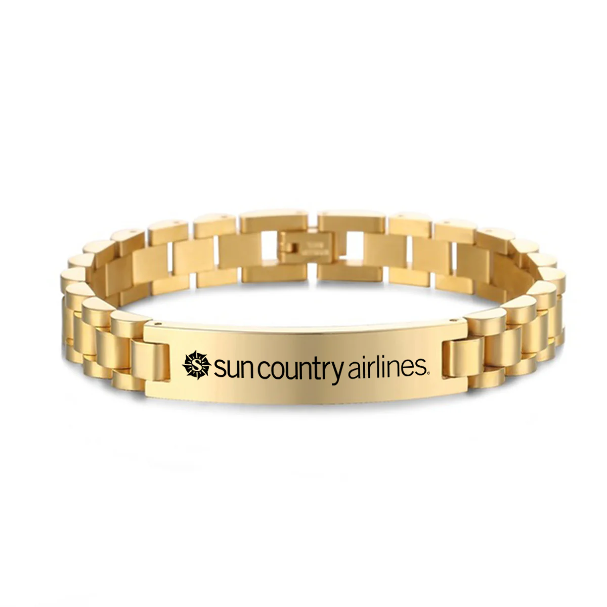 Sun Country Airlines Designed Stainless Steel Chain Bracelets - Image 4