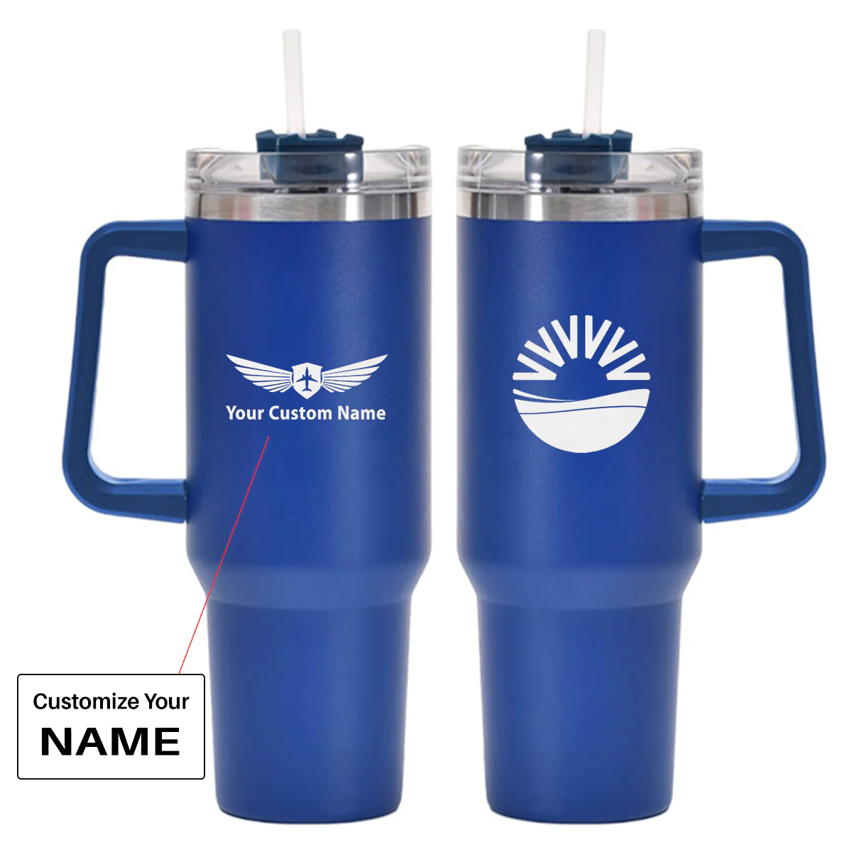 SunExpress Designed 40oz Stainless Steel Car Mug With Holder - Image 3