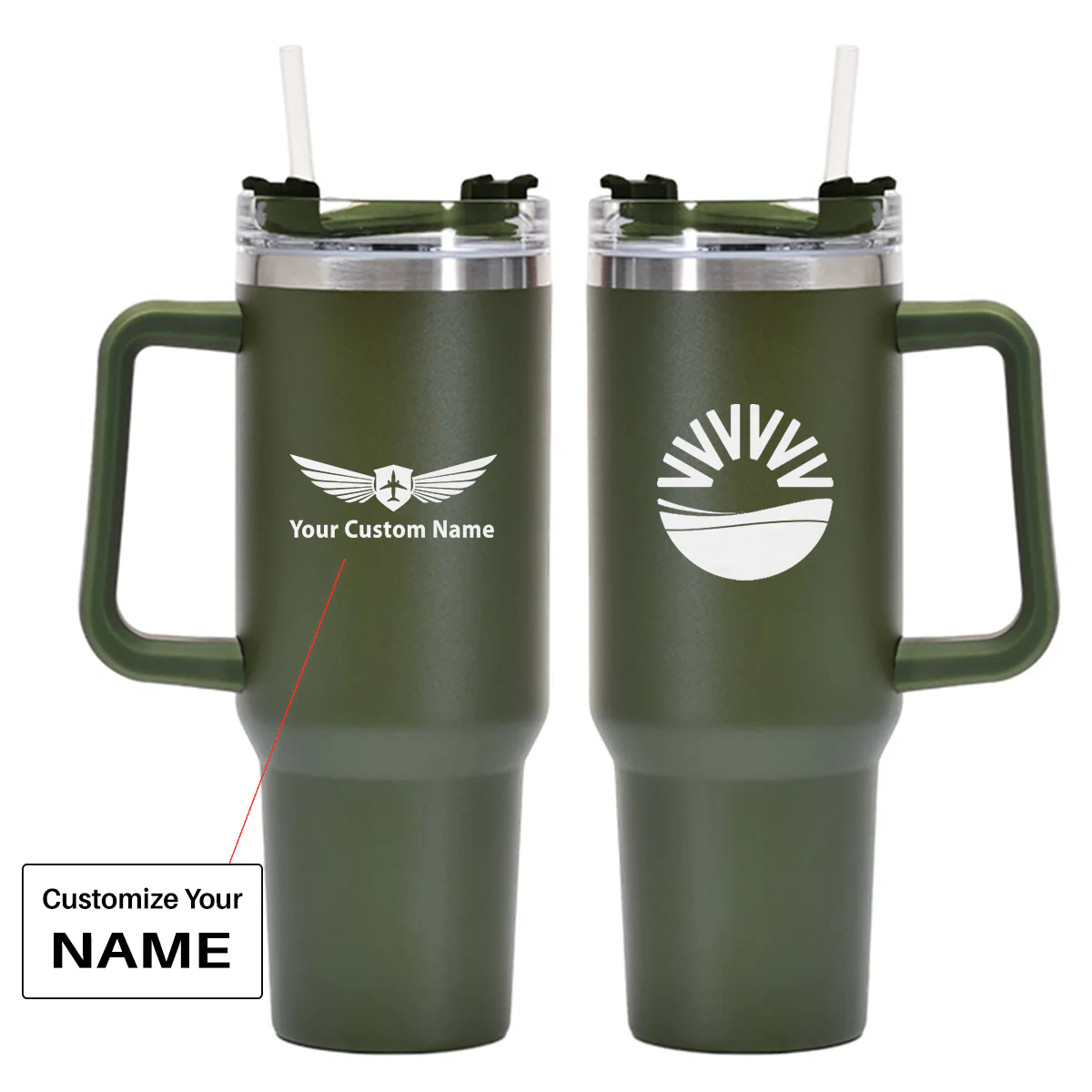 SunExpress Designed 40oz Stainless Steel Car Mug With Holder - Image 9