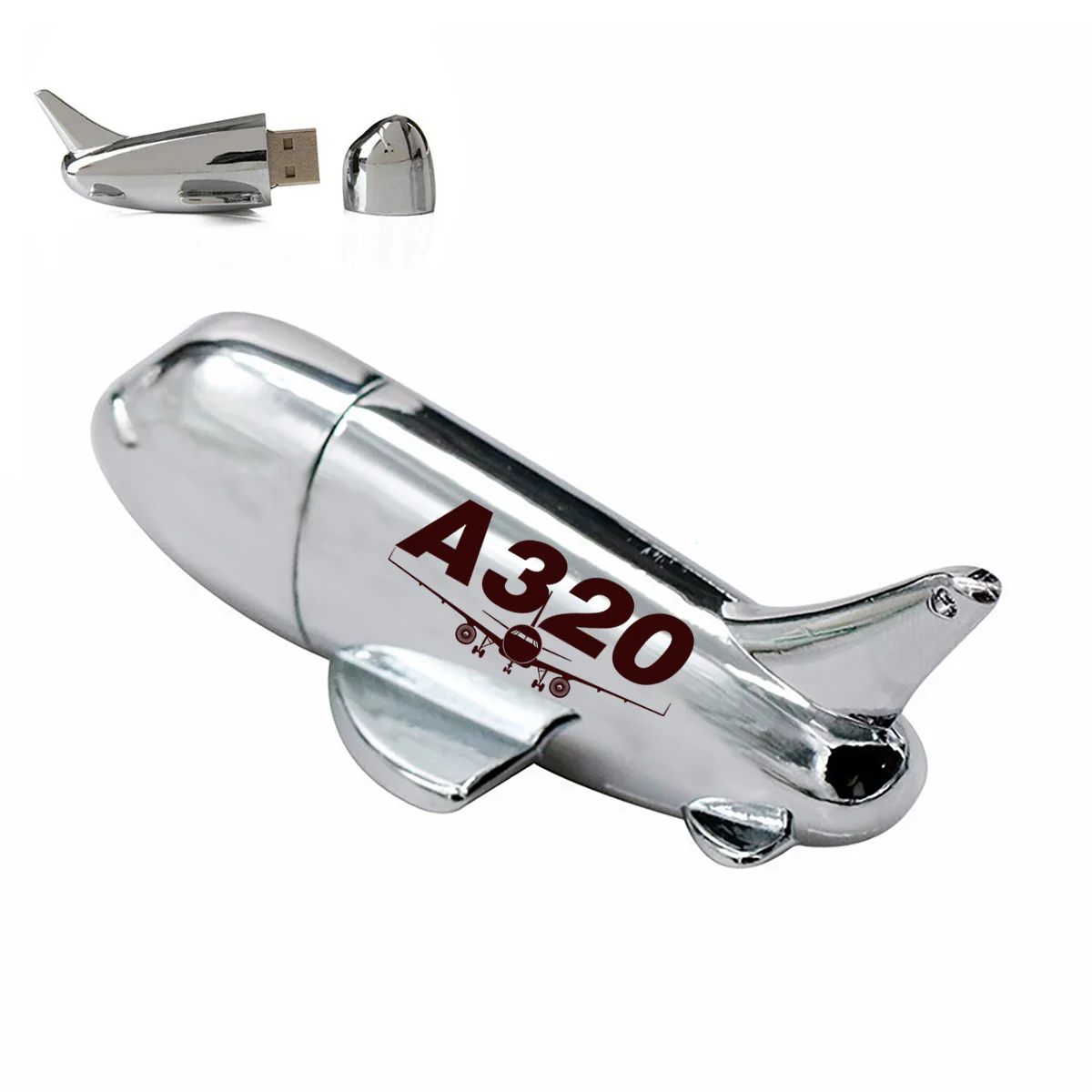 Super Airbus A320 Designed Airplane Shape USB Drives - Image 2