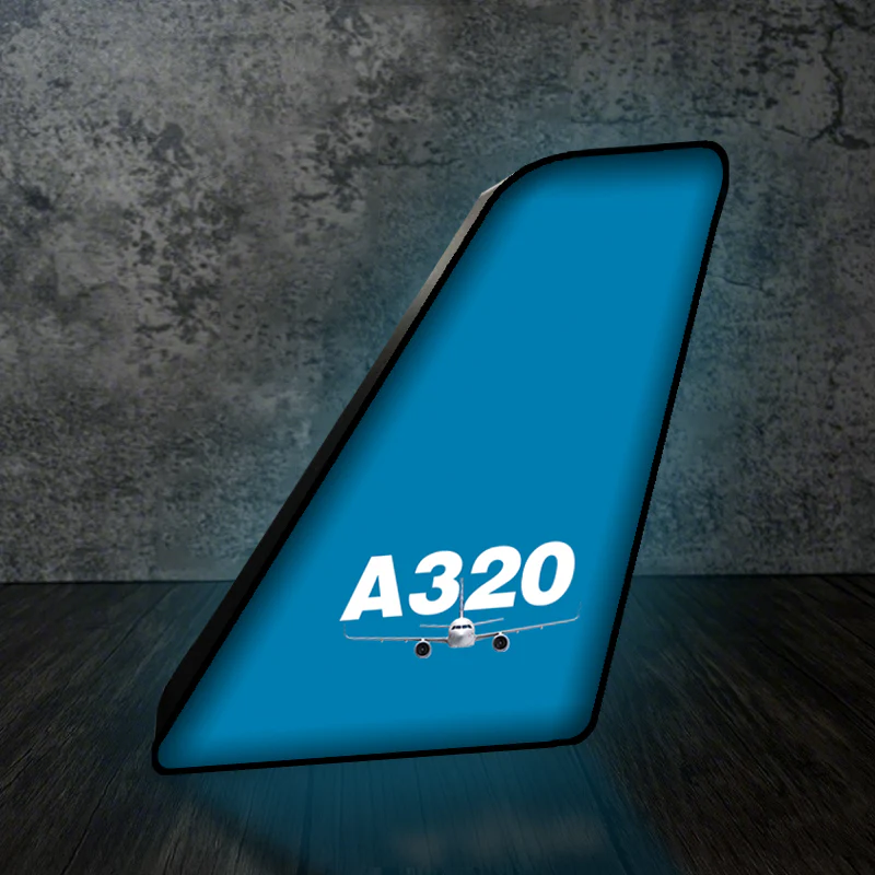 Super Airbus A320 Designed Led Aircraft Tail & 3D Lamp - Image 6