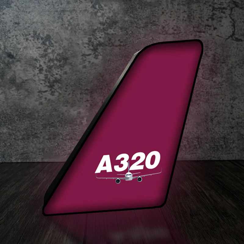 Super Airbus A320 Designed Led Aircraft Tail & 3D Lamp - Image 9