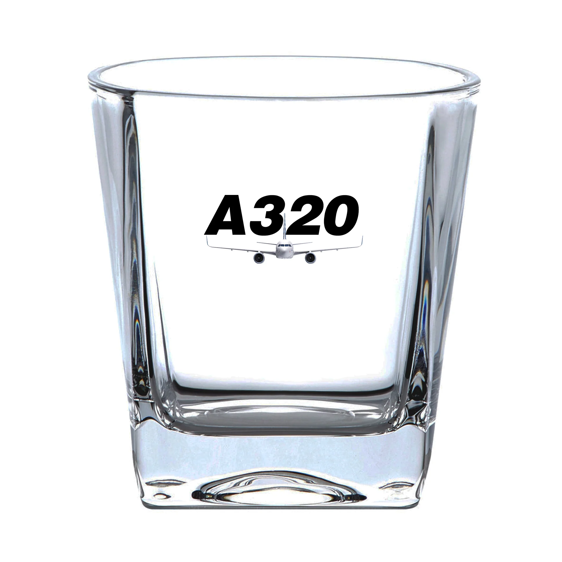Super Airbus A320 Designed Whiskey Glass - Image 2