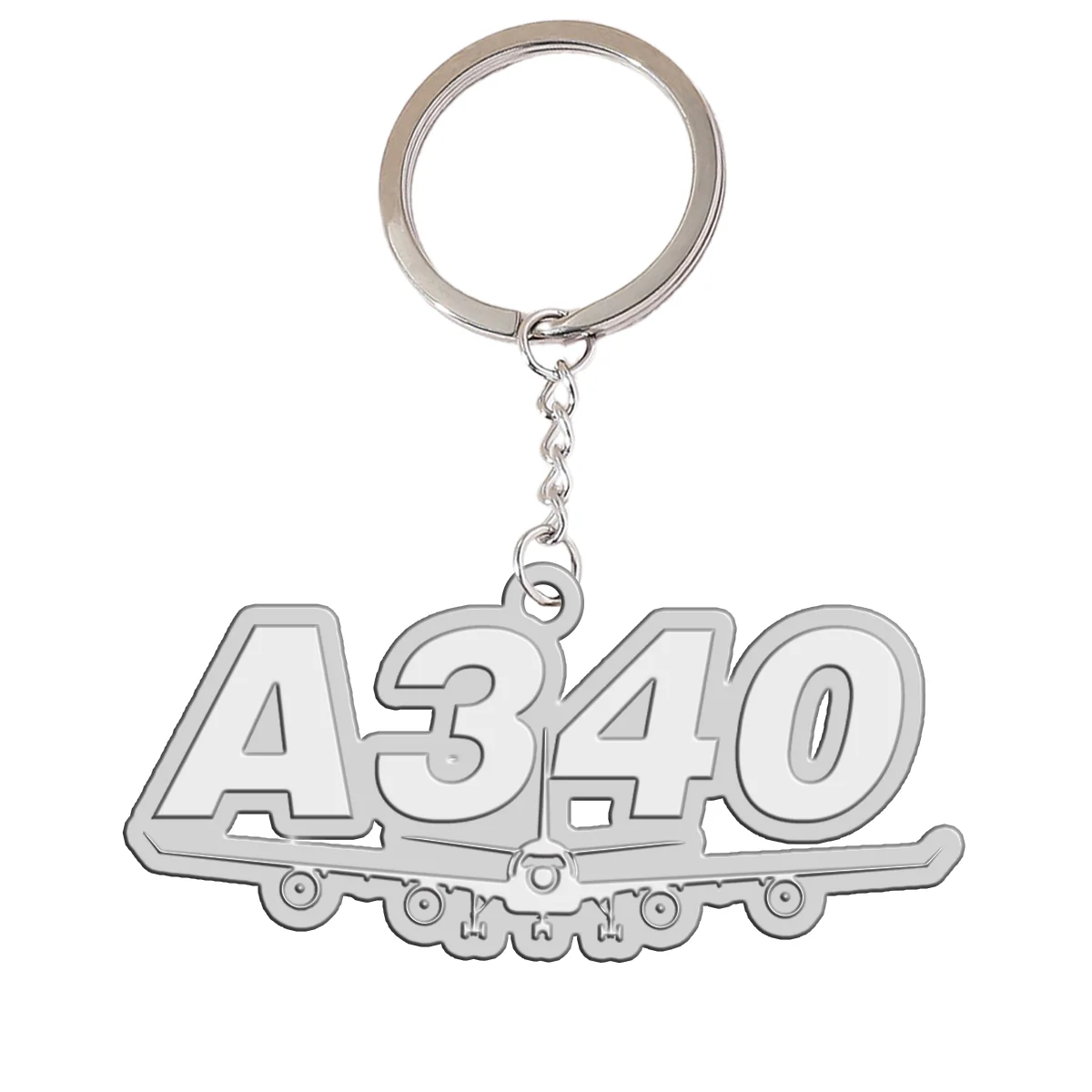 Super Airbus A340 Designed Hollow Key Chains - Image 2