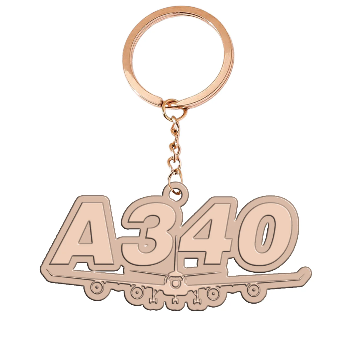 Super Airbus A340 Designed Hollow Key Chains - Image 3