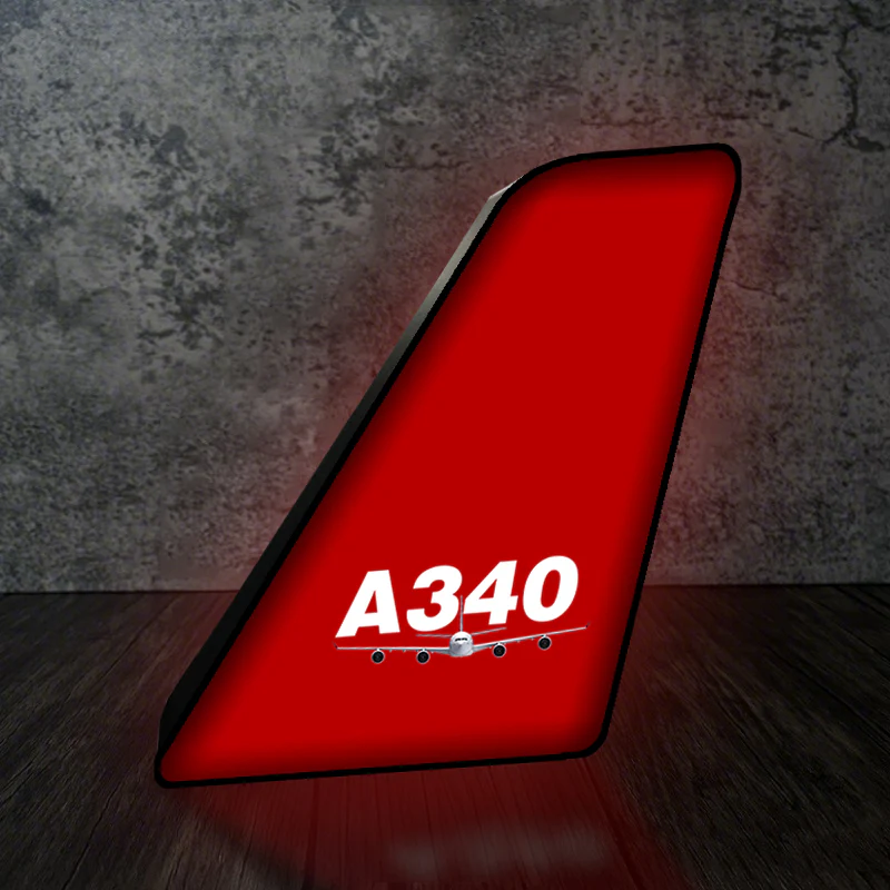 Super Airbus A340 Designed Led Aircraft Tail & 3D Lamp - Image 4