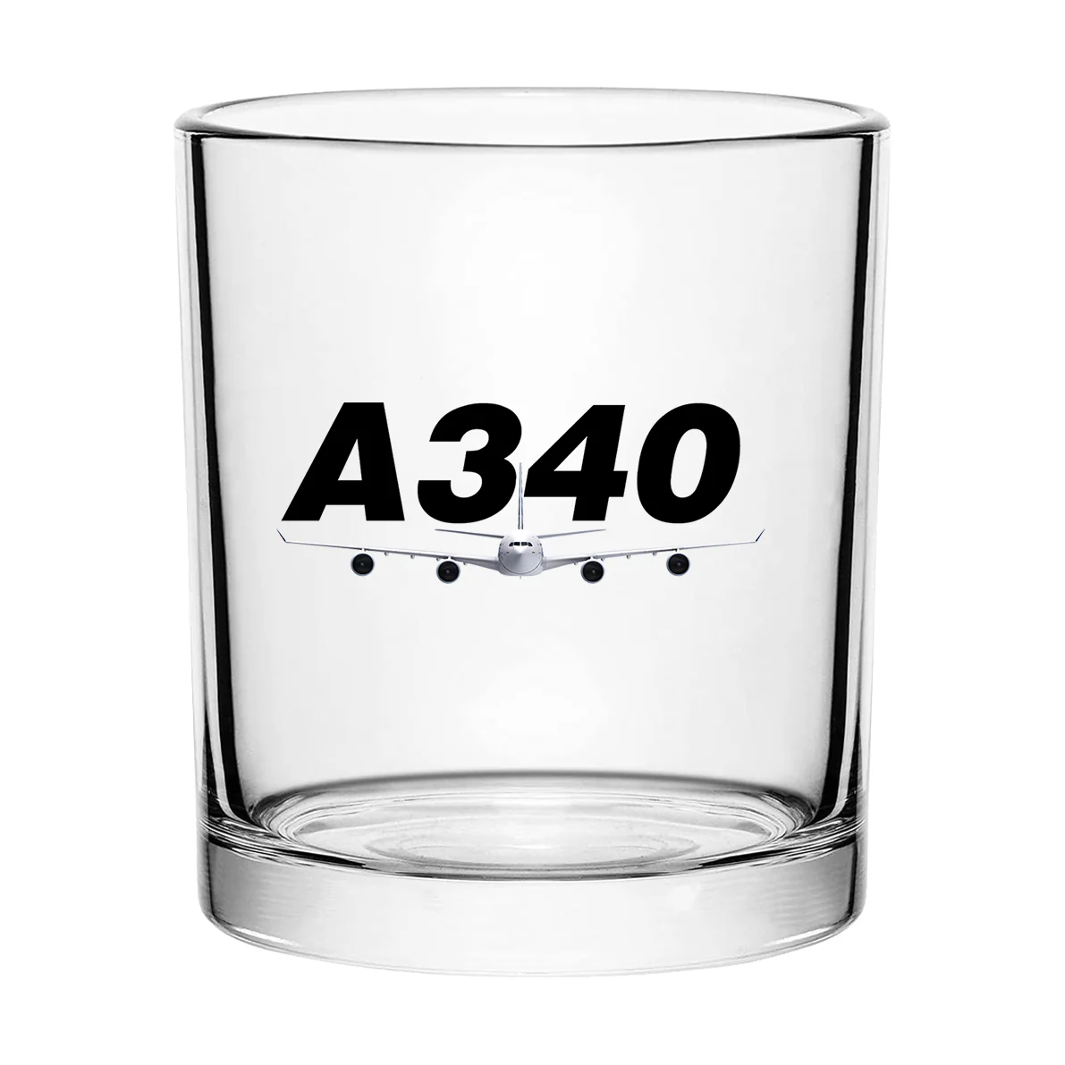 Super Airbus A340 Designed Special Whiskey Glasses - Image 2