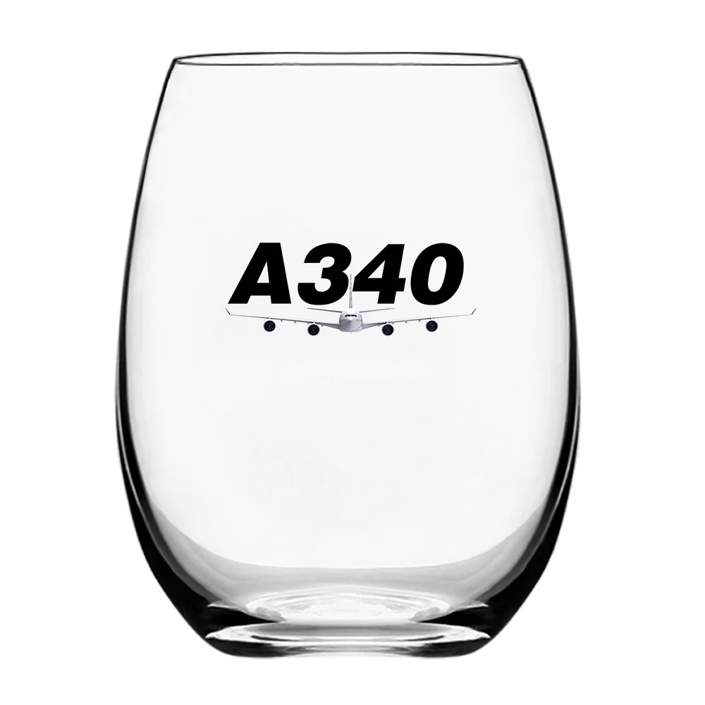Super Airbus A340 Designed Water & Drink Glasses - Image 2