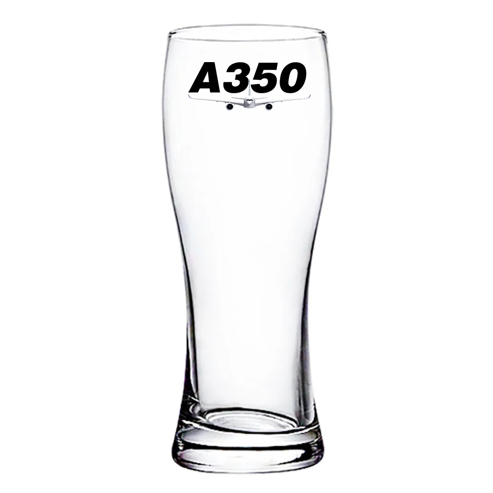 Super Airbus A350 Designed Pilsner Beer Glasses - Image 2