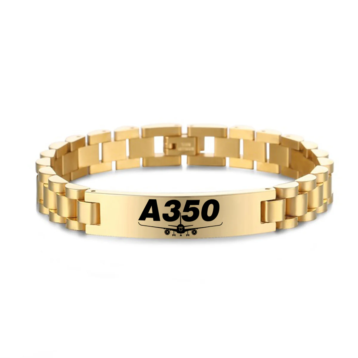 Super Airbus A350 Designed Stainless Steel Chain Bracelets - Image 4