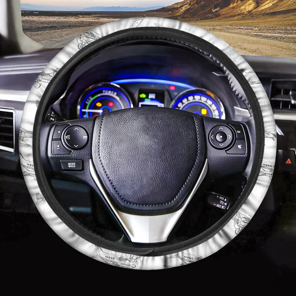 Super Aircrafts Designed Car Steering Wheel Cover
