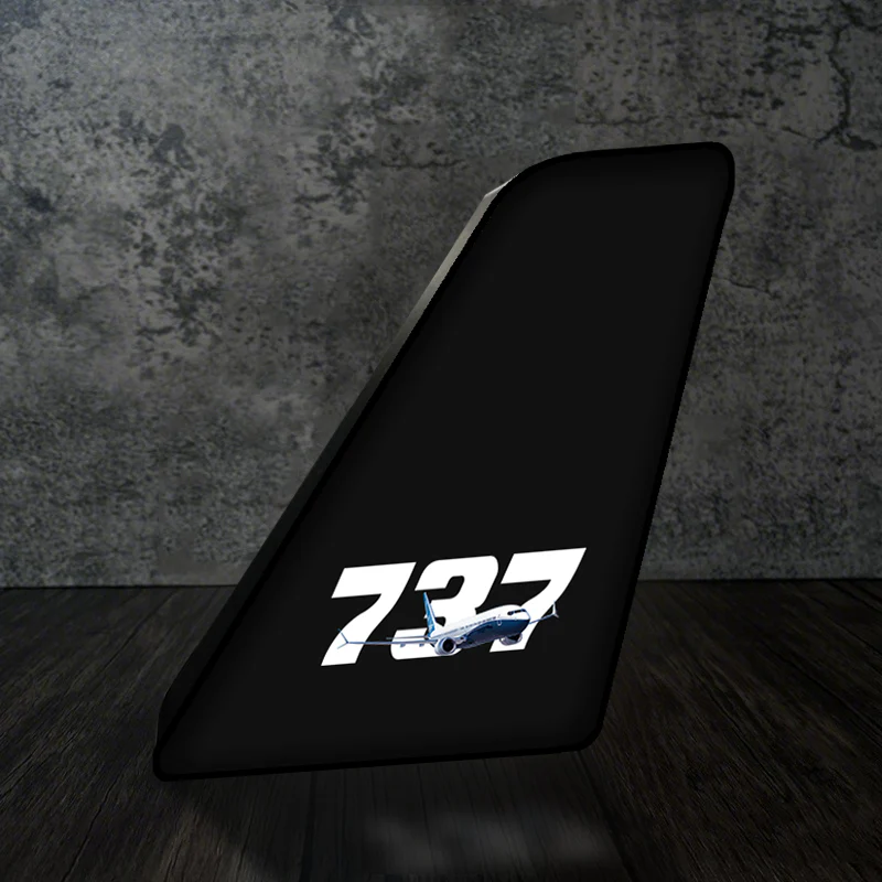 Super Boeing 737 Designed Led Aircraft Tail & 3D Lamp