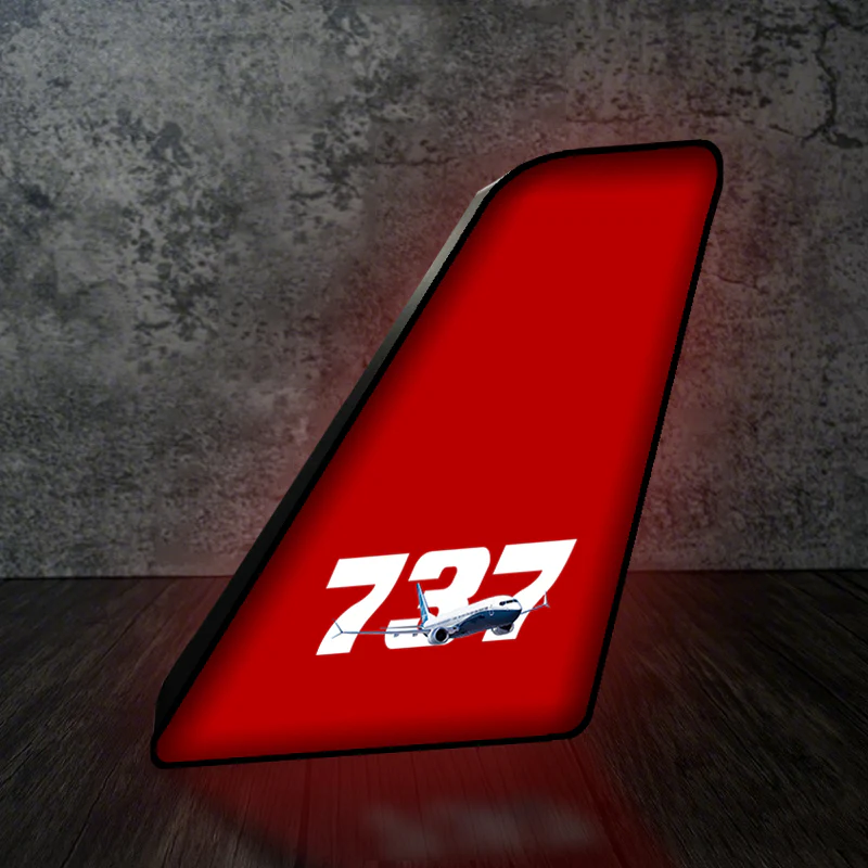 Super Boeing 737 Designed Led Aircraft Tail & 3D Lamp - Image 4