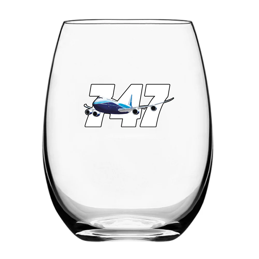 Super Boeing 747 Designed Water & Drink Glasses - Image 2