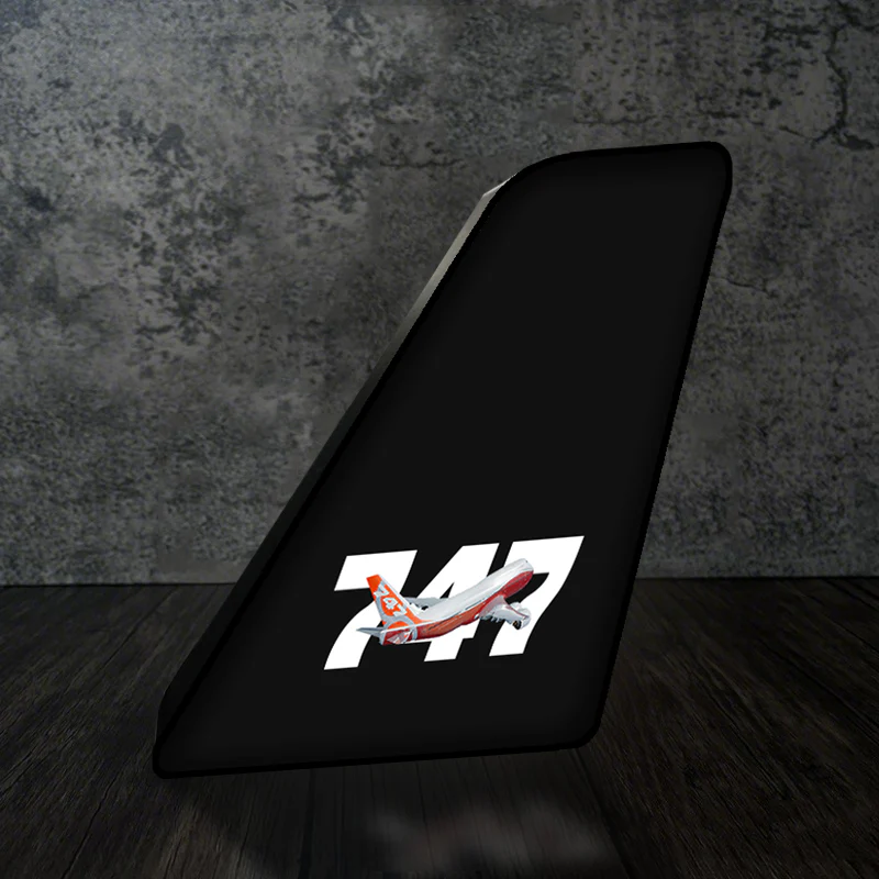 Super Boeing 747 Intercontinental Designed Led Aircraft Tail & 3D Lamp