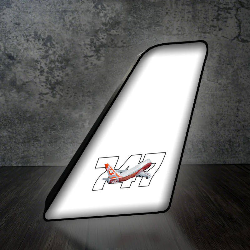 Super Boeing 747 Intercontinental Designed Led Aircraft Tail & 3D Lamp - Image 2