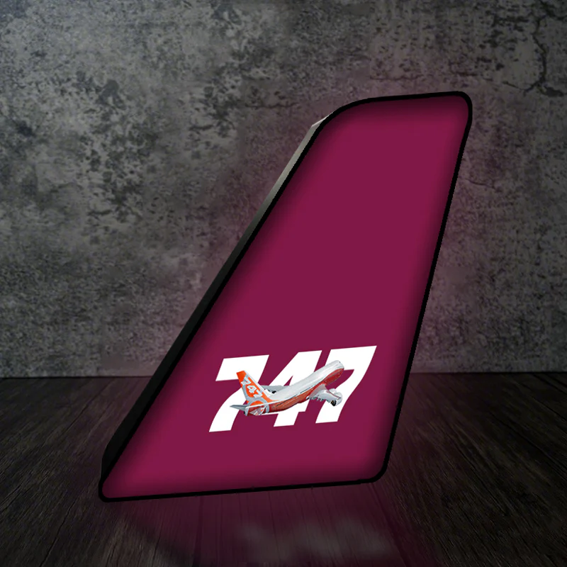 Super Boeing 747 Intercontinental Designed Led Aircraft Tail & 3D Lamp - Image 9