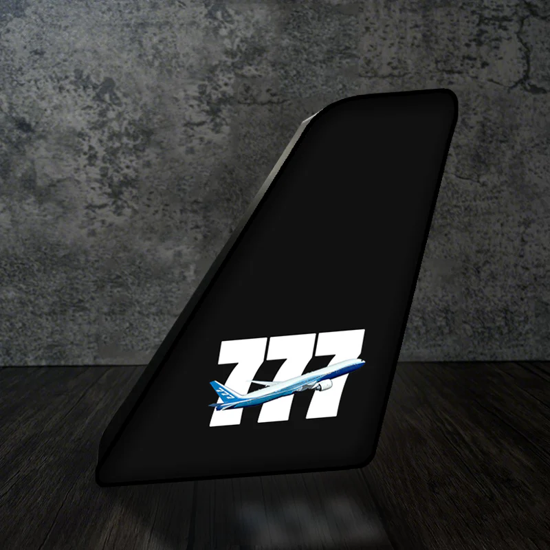 Super Boeing 777 Designed Led Aircraft Tail & 3D Lamp