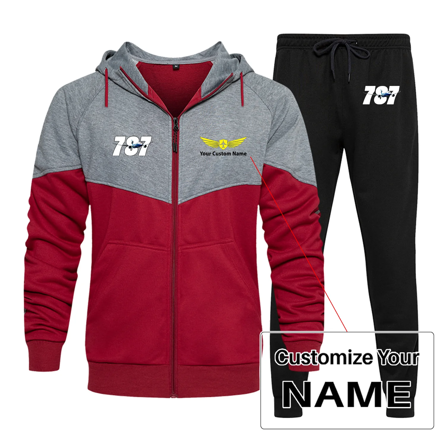 Super Boeing 787 Designed Colourful Z. Hoodies & Sweatpants - Image 5