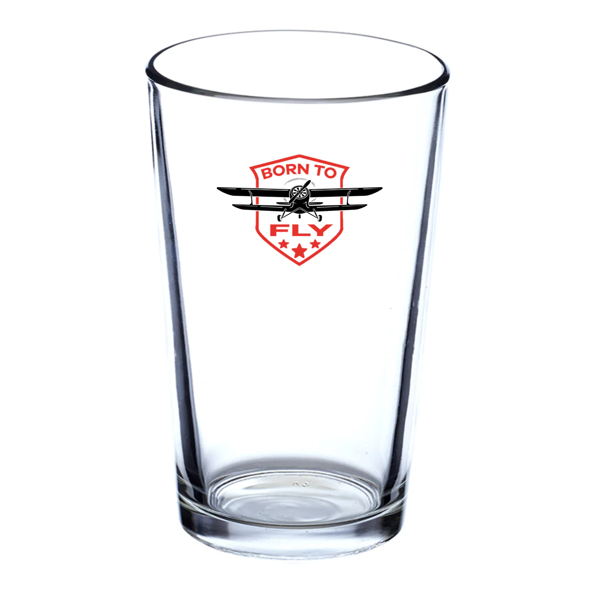 Super Born To Fly Designed Beer & Water Glasses - Image 2