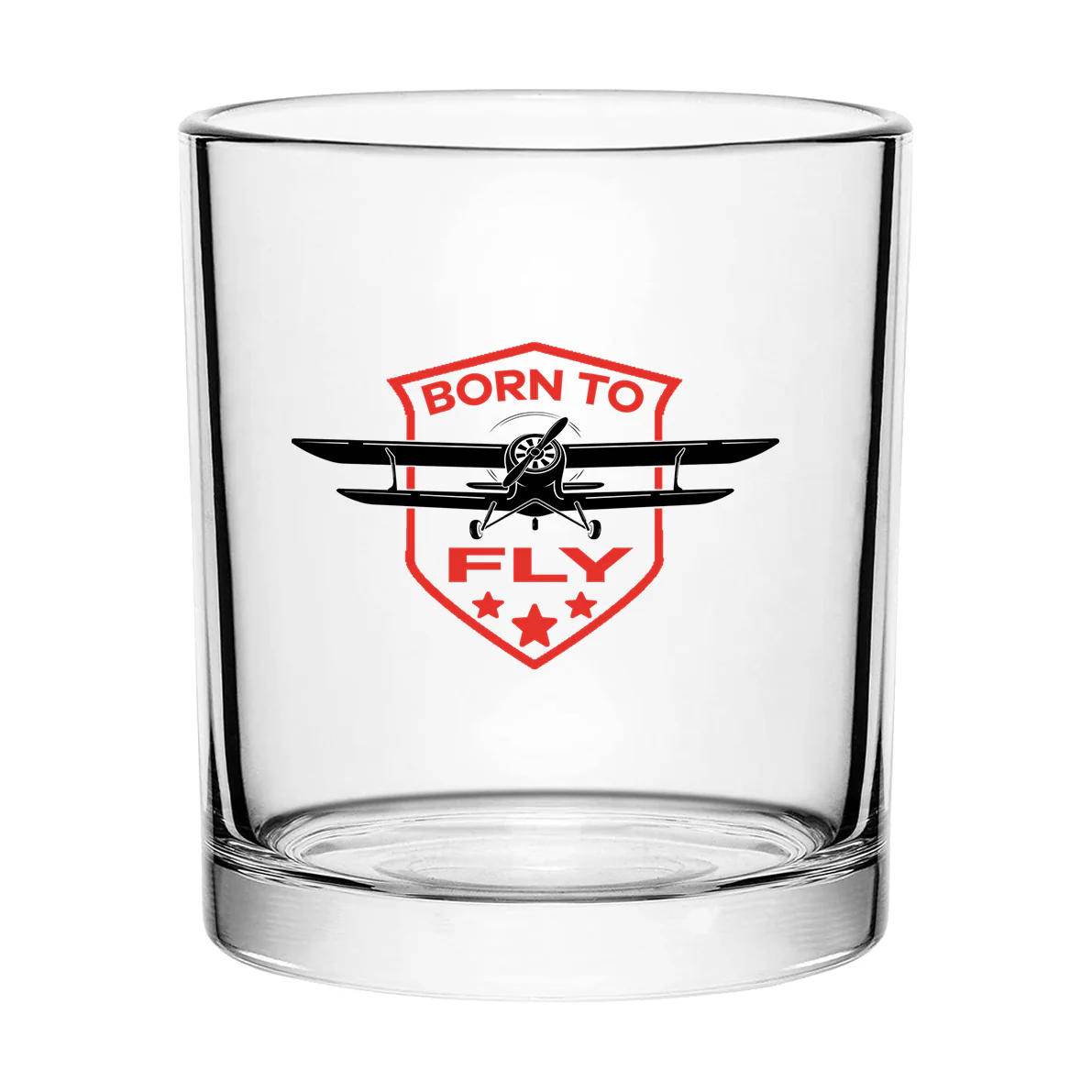 Super Born To Fly Designed Special Whiskey Glasses - Image 2