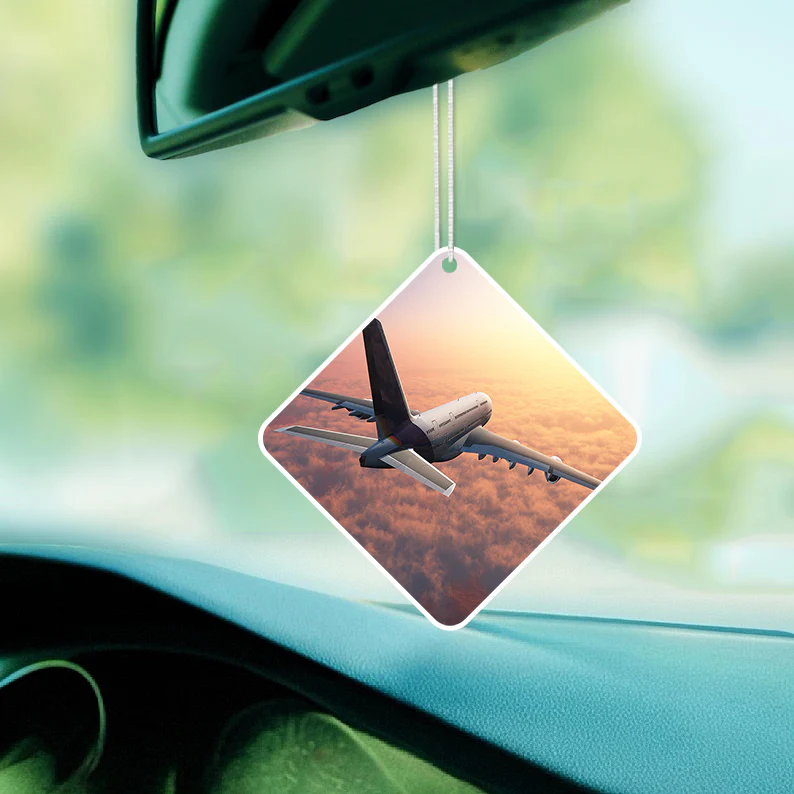 Super Cruising Airbus A380 over Clouds Designed Car Air Fresheners