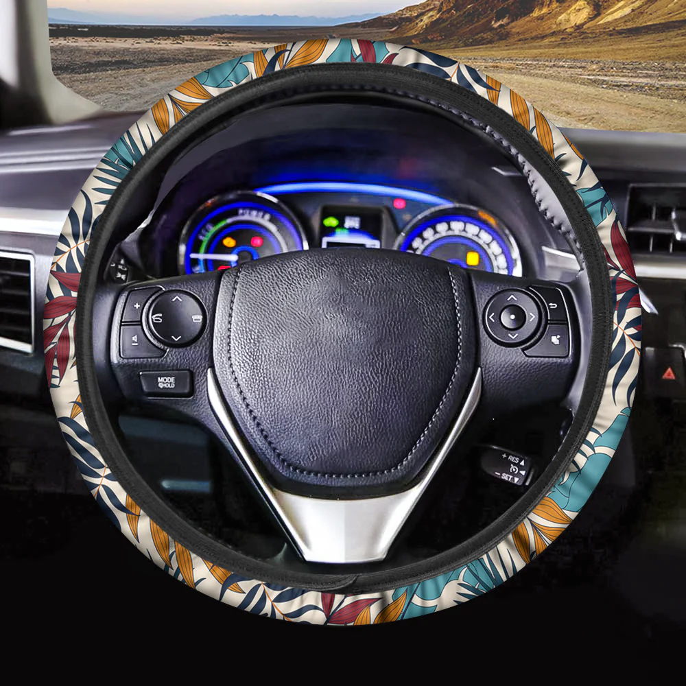 Super Leafs Designed Car Steering Wheel Cover