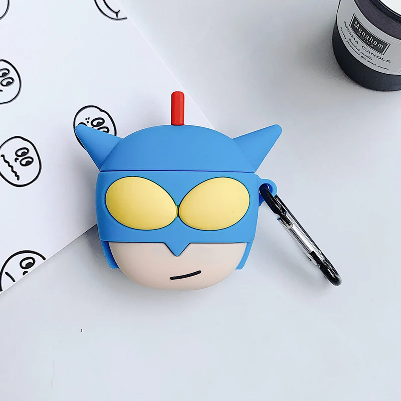 Superhuman Designed AirPods Protective Cover: Cute Cartoon Silicone Soft Shell