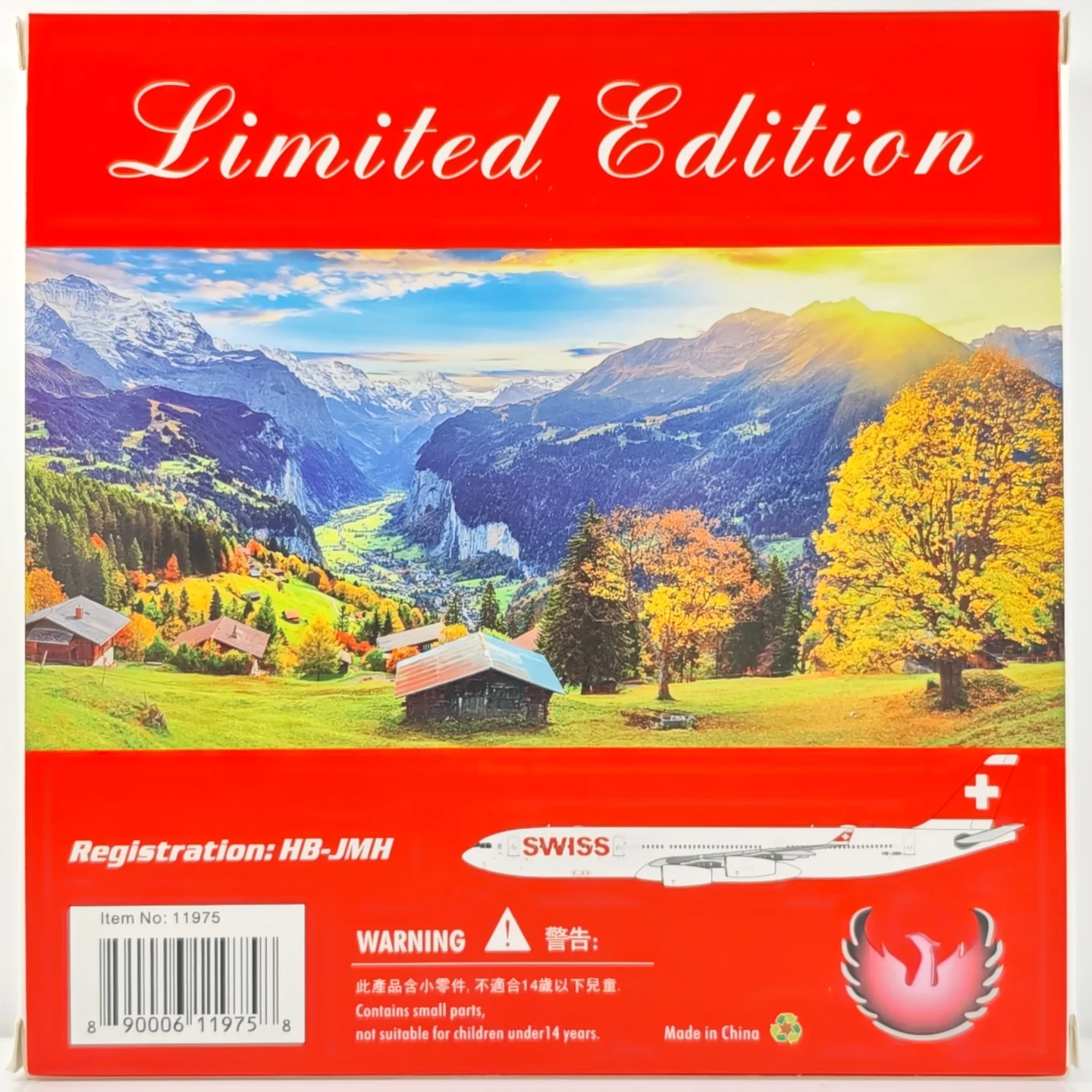 Swiss Airlines Airbus A340-300 HB-JMH Airplane Model - Image 6