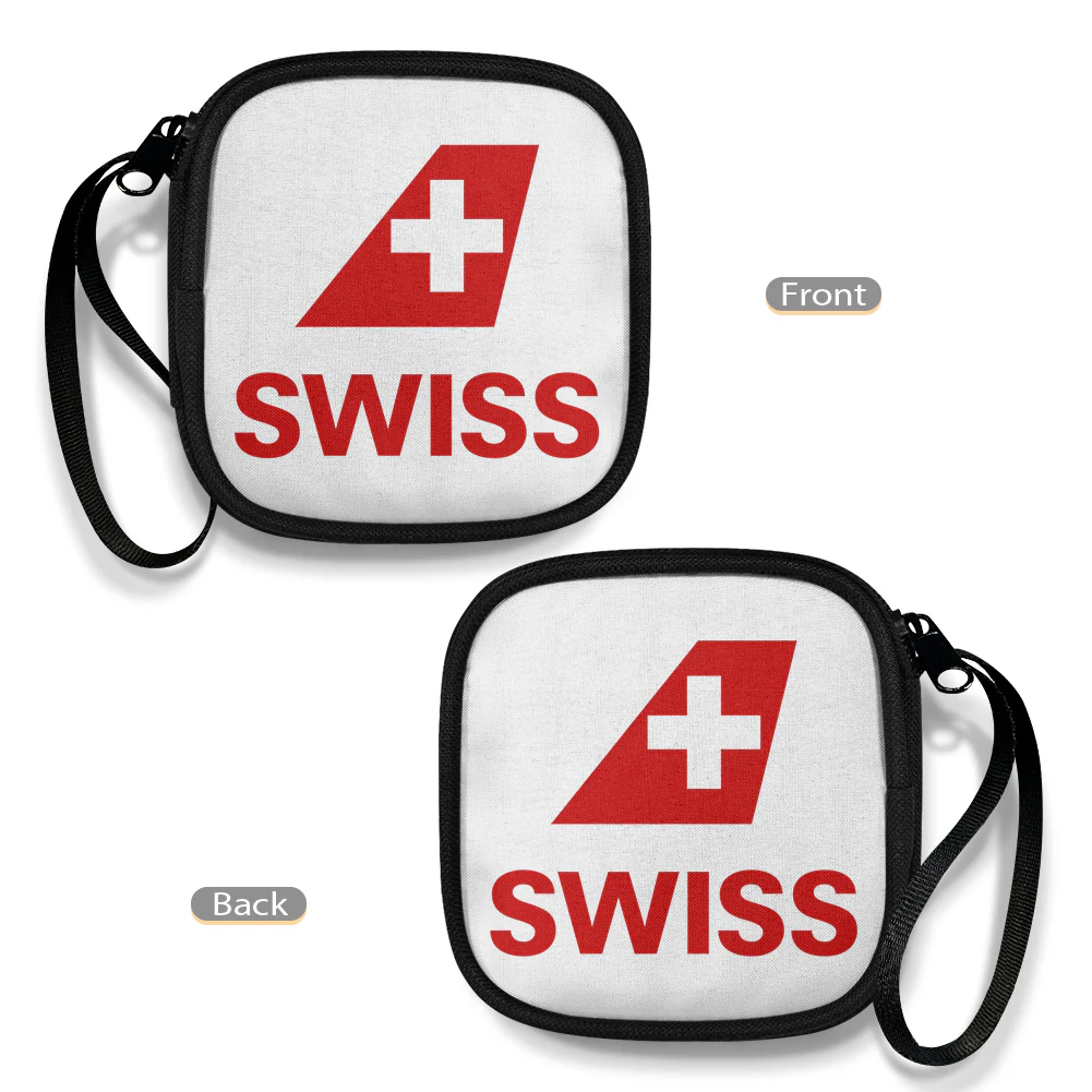 Swiss International Airlines Designed Portable Headphone Bag - Image 4
