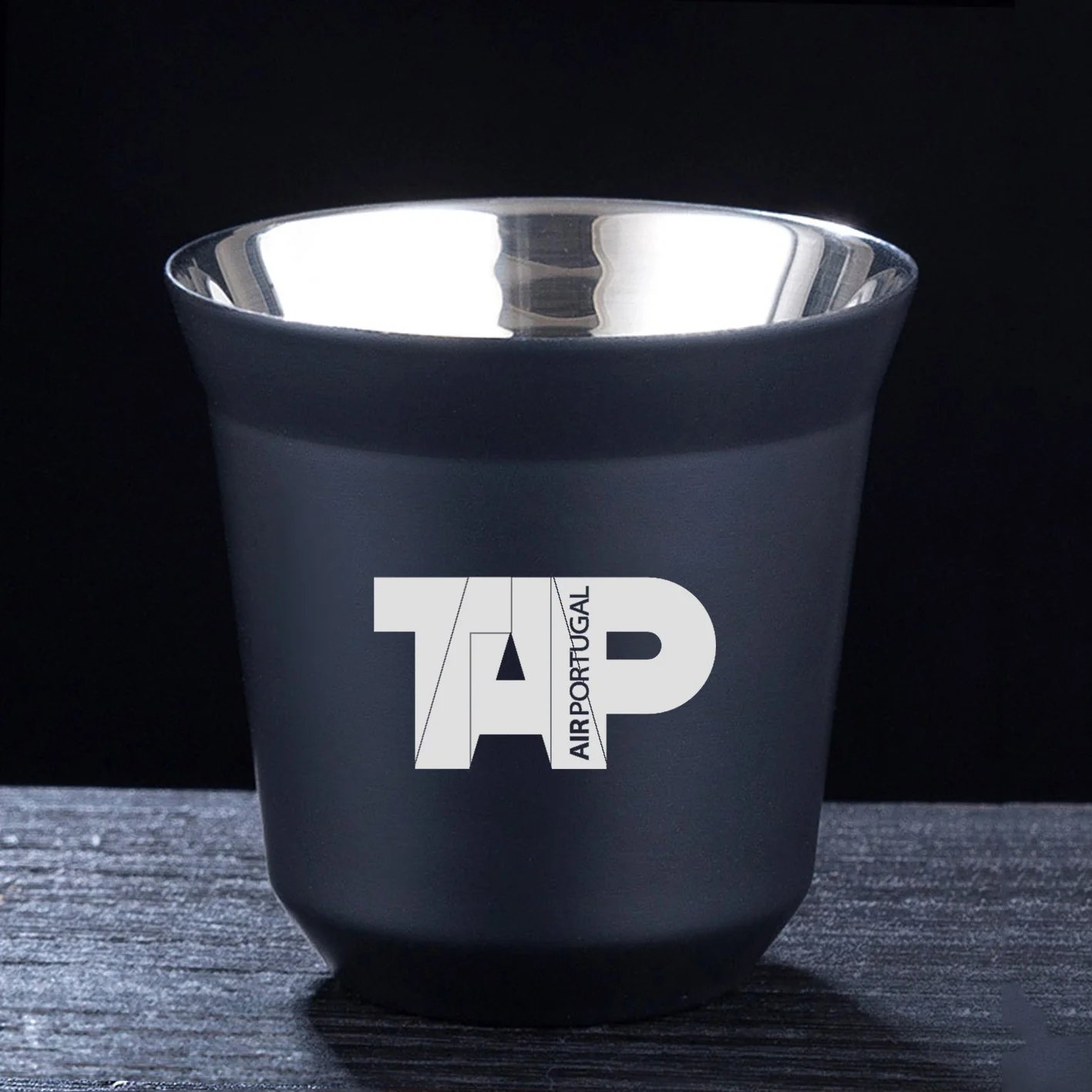 TAP Portugal Airlines Designed Double Wall Stainless Steel Coffee Mugs - Image 2