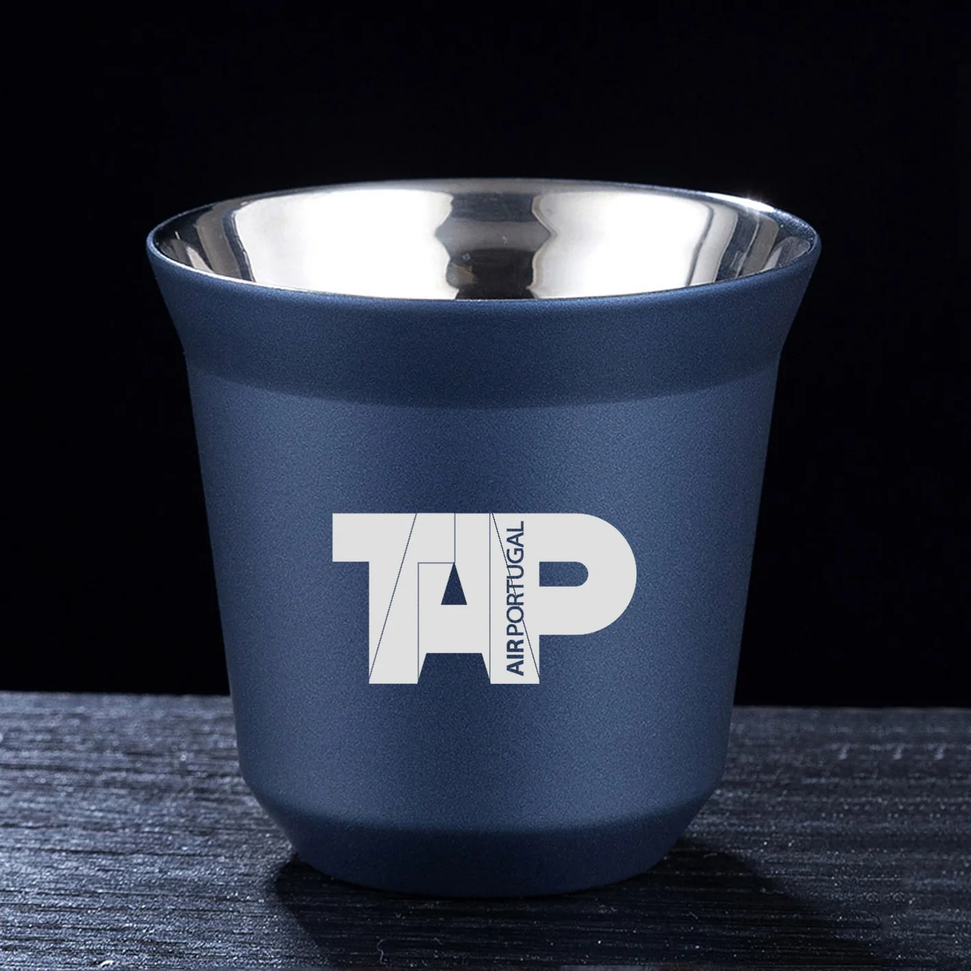 TAP Portugal Airlines Designed Double Wall Stainless Steel Coffee Mugs - Image 4