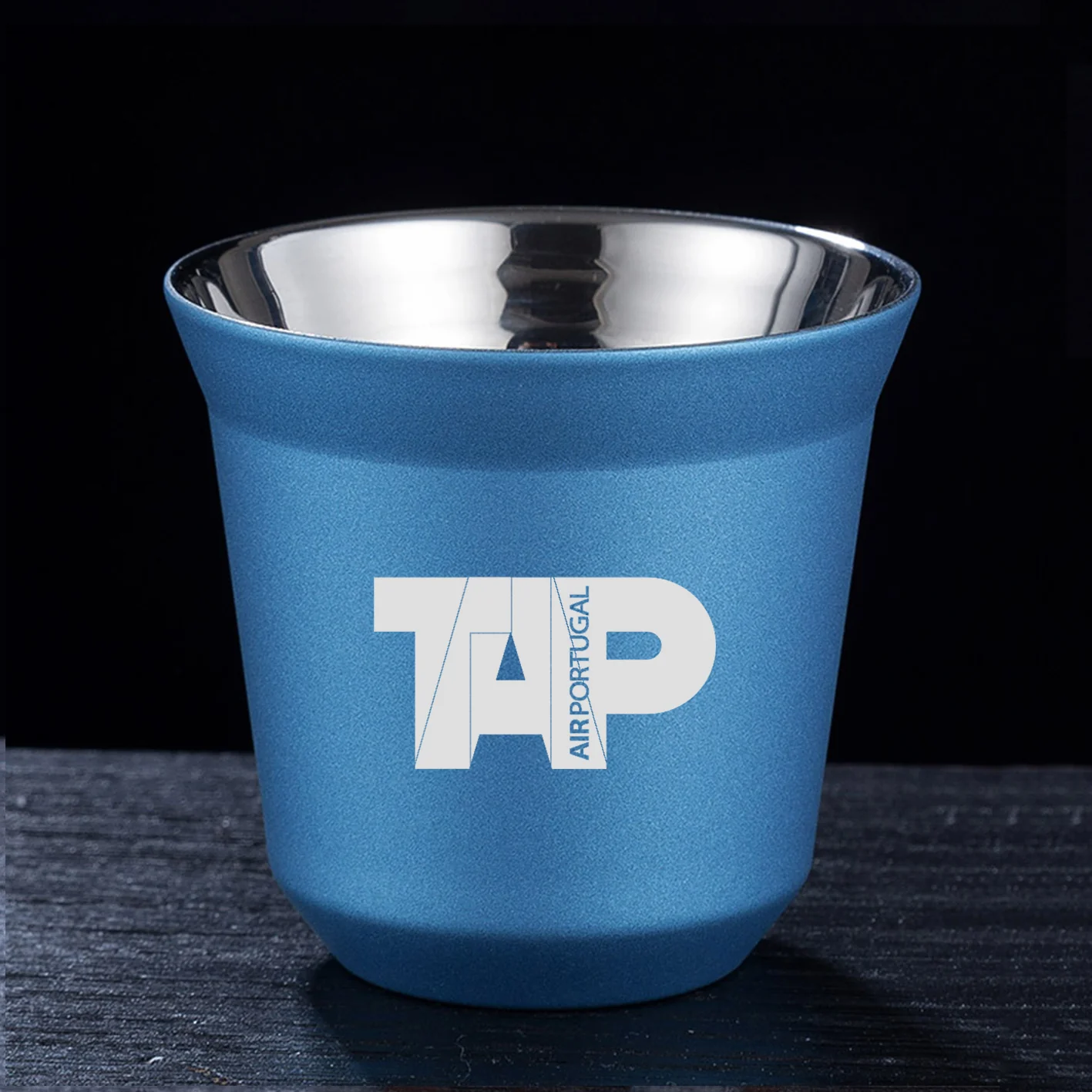 TAP Portugal Airlines Designed Double Wall Stainless Steel Coffee Mugs - Image 6