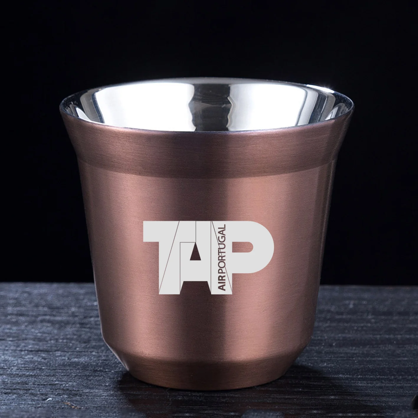 TAP Portugal Airlines Designed Double Wall Stainless Steel Coffee Mugs - Image 8