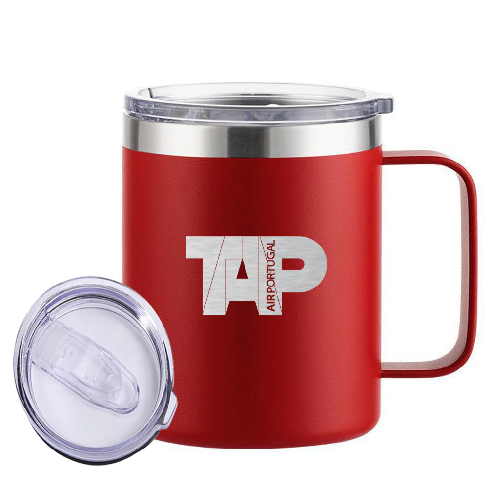 TAP Portugal Airlines Designed Stainless Steel Laser Engraved Mugs - Image 10