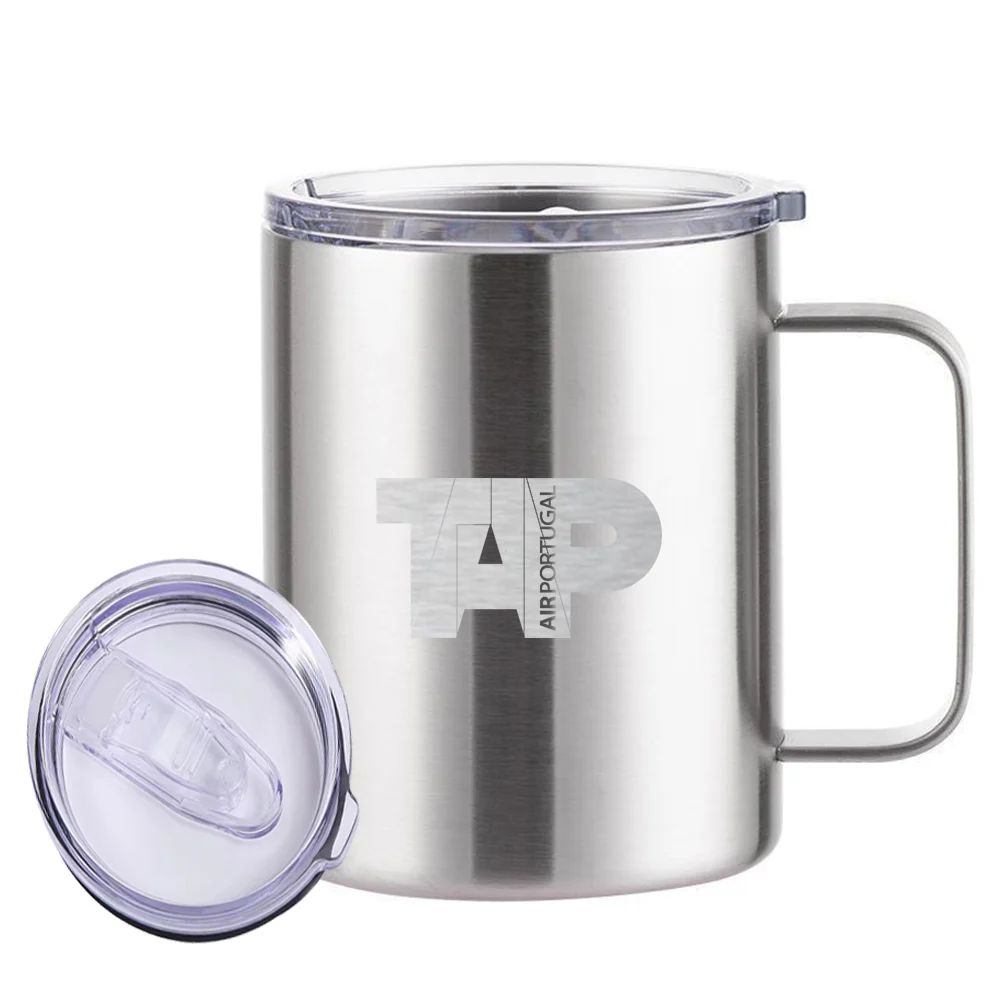 TAP Portugal Airlines Designed Stainless Steel Laser Engraved Mugs - Image 14