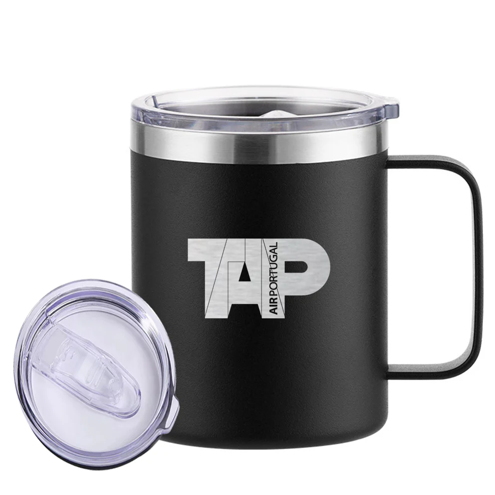 TAP Portugal Airlines Designed Stainless Steel Laser Engraved Mugs - Image 2