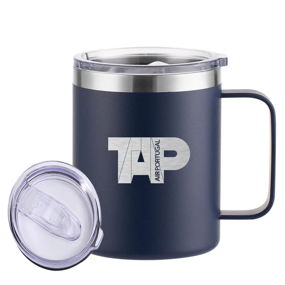 TAP Portugal Airlines Designed Stainless Steel Laser Engraved Mugs - Image 4