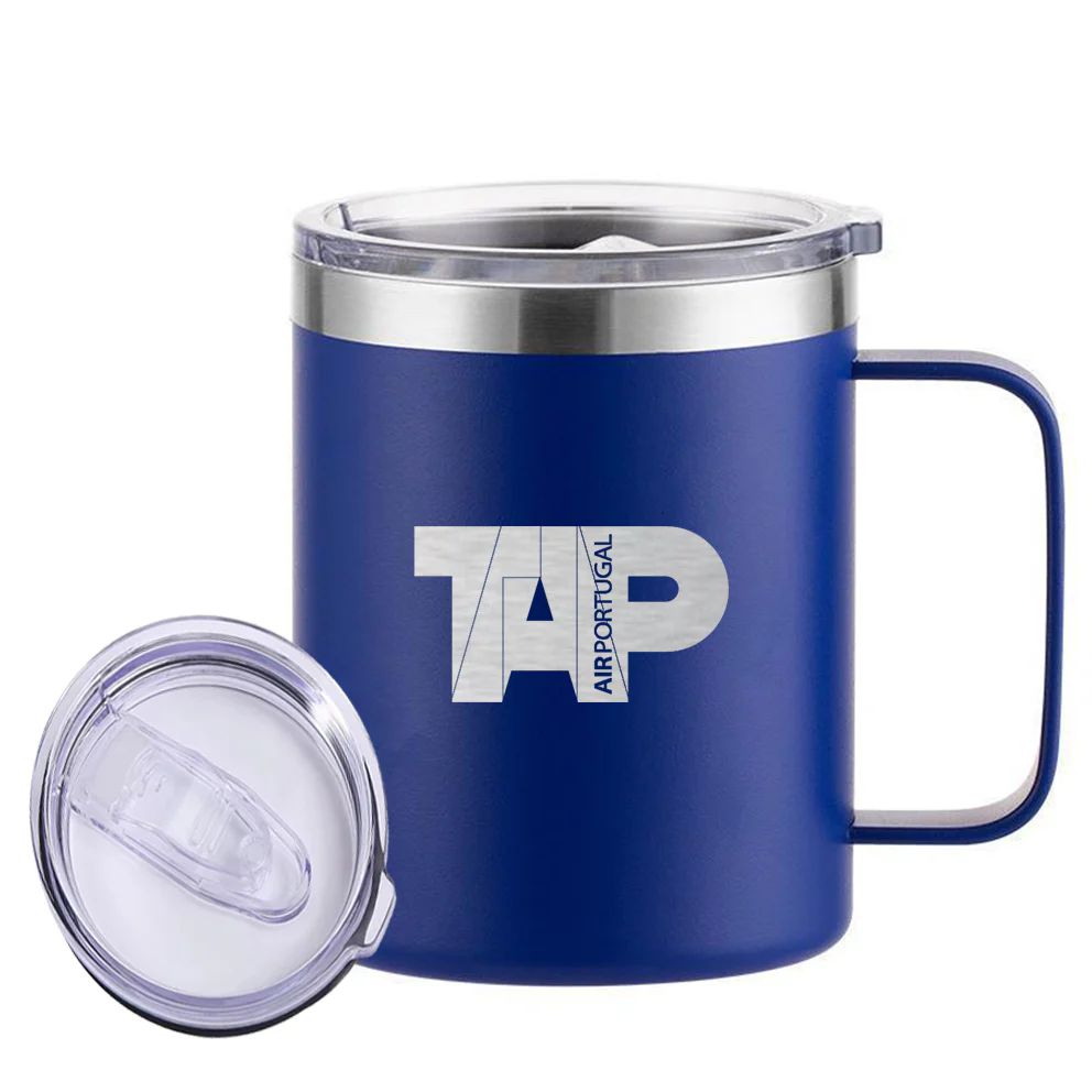 TAP Portugal Airlines Designed Stainless Steel Laser Engraved Mugs - Image 6