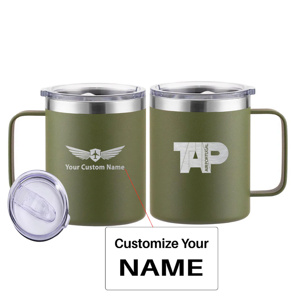 TAP Portugal Airlines Designed Stainless Steel Laser Engraved Mugs - Image 7