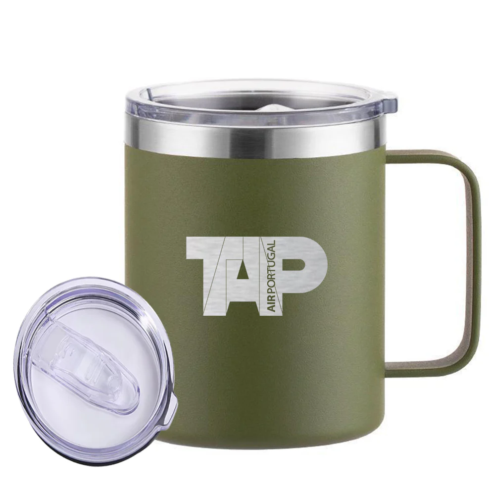 TAP Portugal Airlines Designed Stainless Steel Laser Engraved Mugs - Image 8