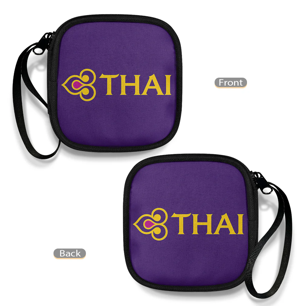Thai Airways Designed Portable Headphone Bag - Image 4