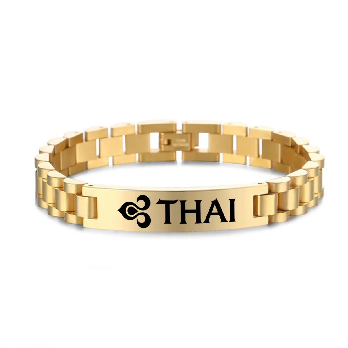 Thai Airways Designed Stainless Steel Chain Bracelets - Image 4