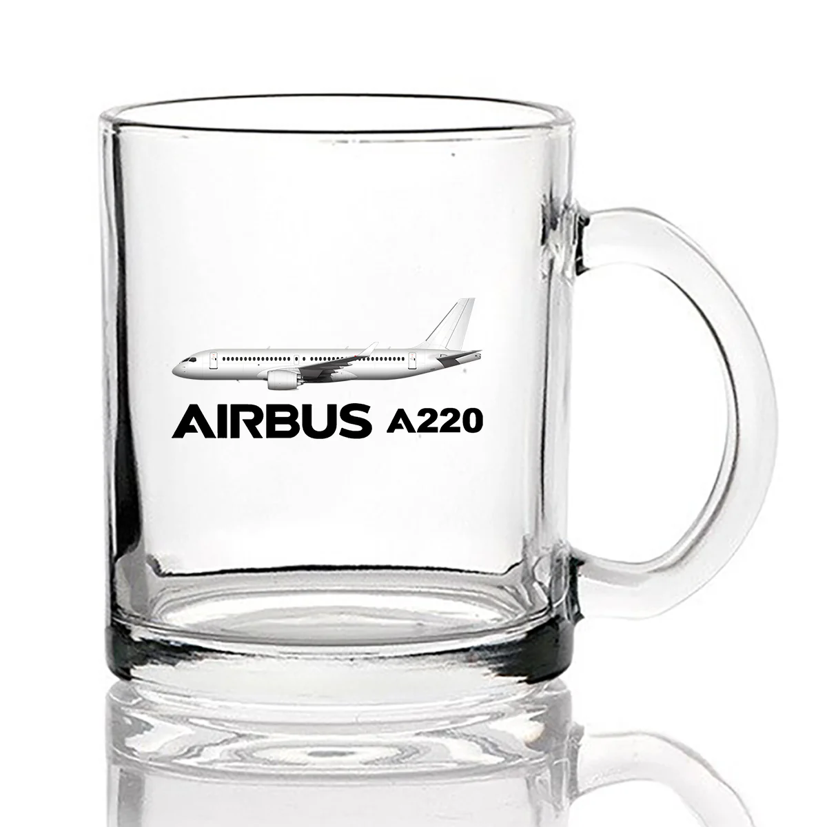 The Airbus A220 Designed Coffee & Tea Glasses - Image 2