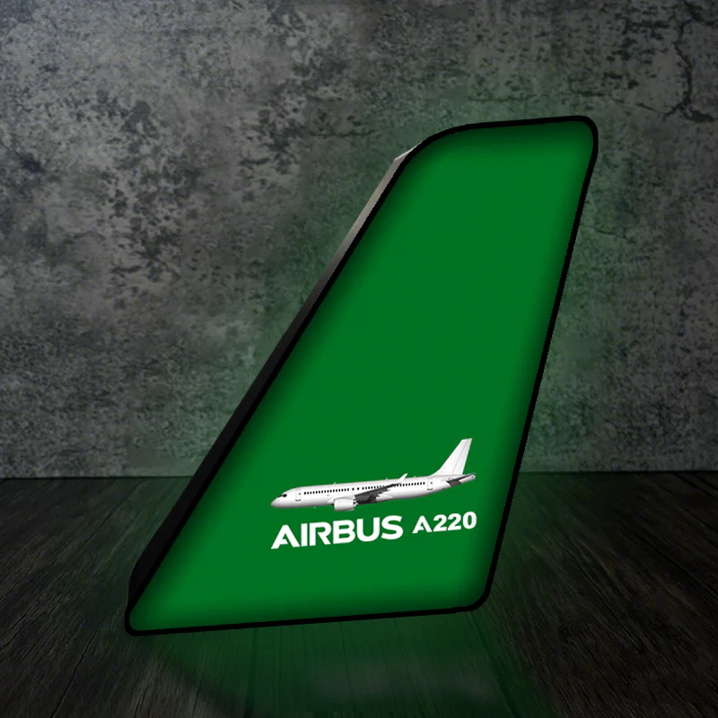 The Airbus A220 Designed Led Aircraft Tail & 3D Lamp - Image 7